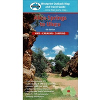 Alice Springs to Uluru Map Westprint