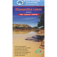 Diamantina Lakes - (Westprint Heritage Map)